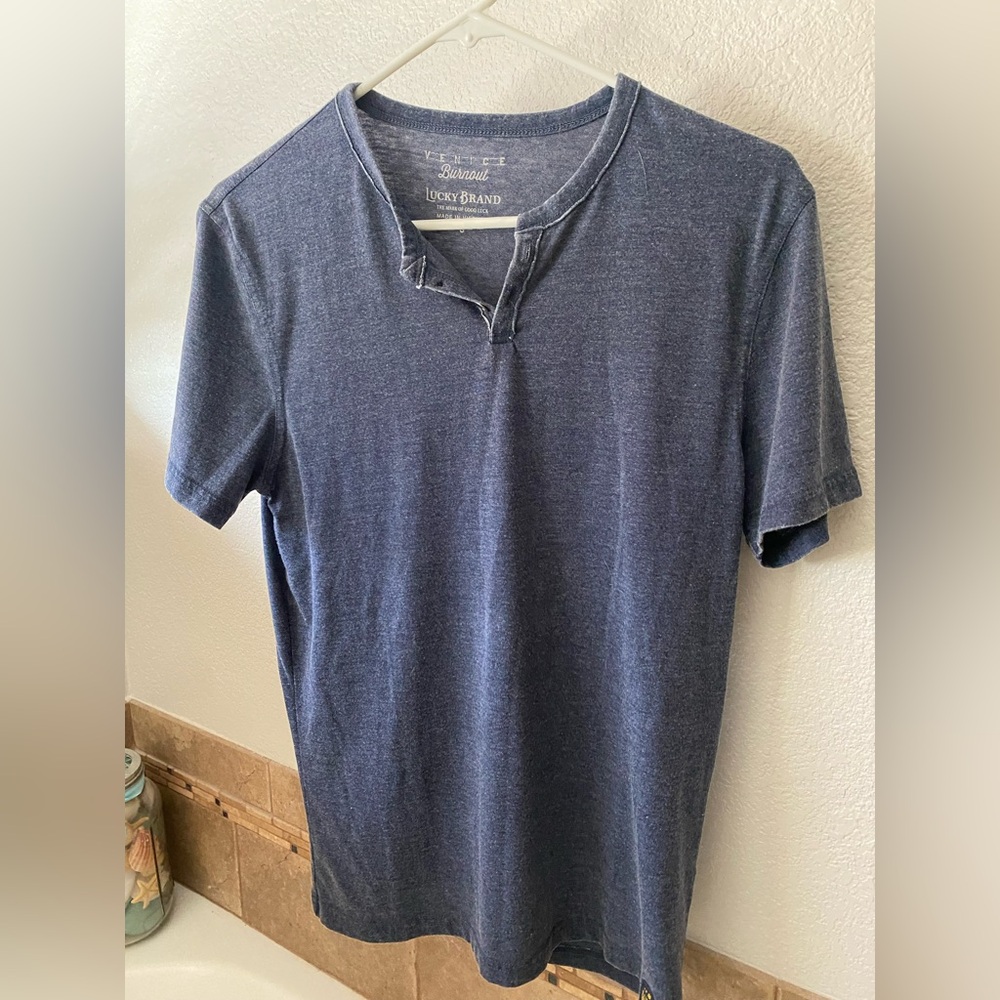 Lucky Brand Men's Indigo Short Sleeve Tee